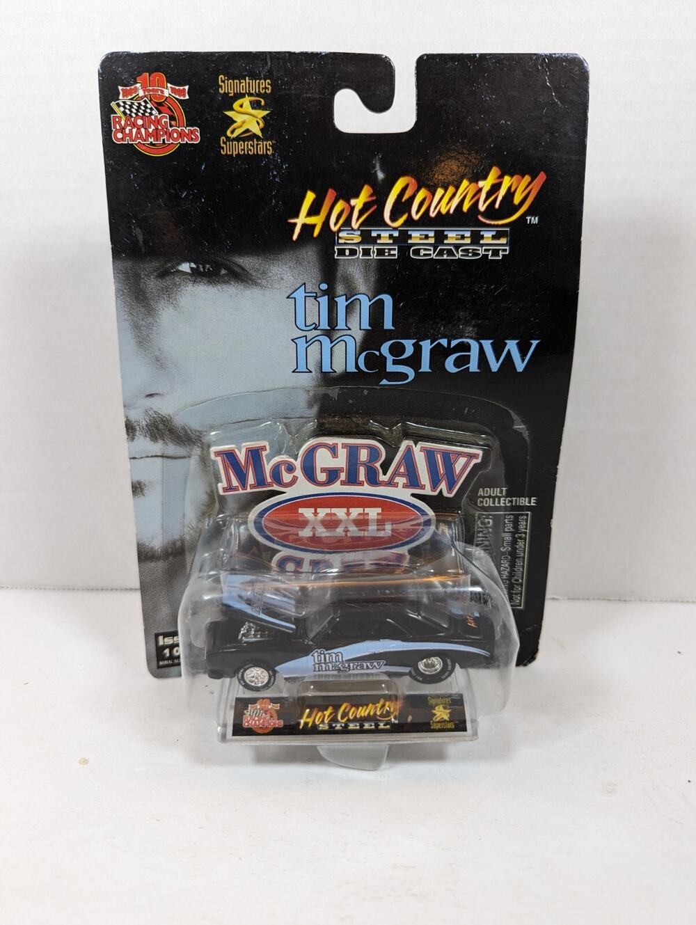 RACING CHAMPIONS HOT COUNTRY STEEL TIM MCGRAW CAMARO #40 1/9,999 LTD ED NIP